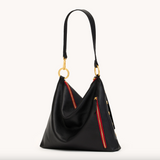 Hammit-Kyle lrg Black/Brushed Gold Red Zip