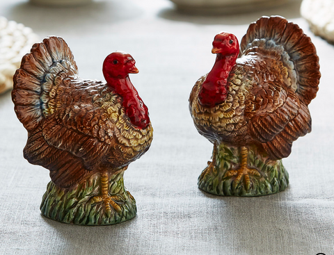 Spode Woodland Turkey Salt & Pepper