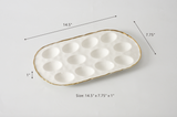 Pampa Bay- Oval Deviled Egg Tray