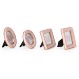 Two's Company-Pink Scalloped Mini Frame