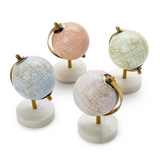 Two's Company-Around The World Mini Globe with Marble Base Asst 4 Colors