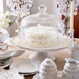 Juliska- Berry & Thread  Cake Stand - Whitewash