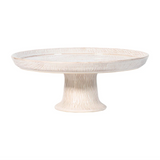 Juliska- Blenheim Oak  Cake Stand - Whitewash