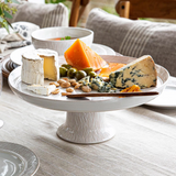 Juliska- Blenheim Oak  Cake Stand - Whitewash