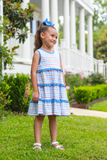 Trotter Street-Tinsley Twirl Dress- Patriotic Stripe