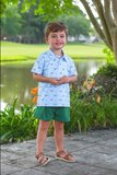 Trotter Street-Ducks in a Row Polo Short Set