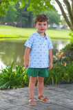 Trotter Street-Ducks in a Row Polo Short Set