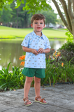 Trotter Street-Ducks in a Row Polo Short Set