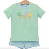 Trotter Street-Triple Scoop Short Set
