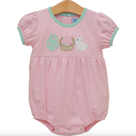 Trotter Street-Bunnies & Baskets Bubble- Pink