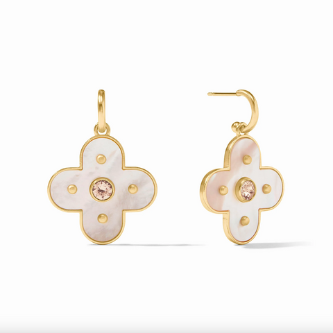Julie Vos-Colette Hoop &  Charm Earring-Champagne