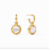 Julie Vos- Astor 6­in­1  Charm Earring- Pearl