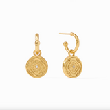 Julie Vos- Astor 6­in­1  Charm Earring- Pearl