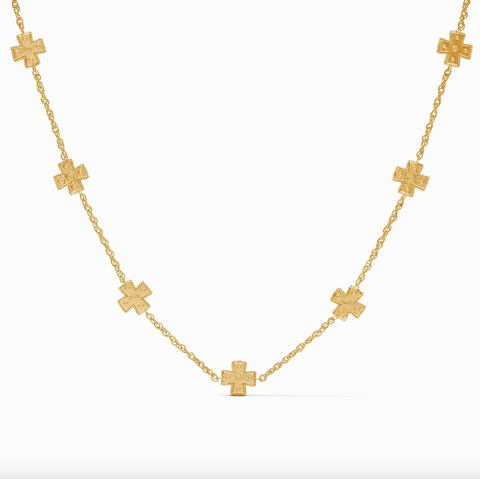 Julie Vos- Malta Canterbury Delicate Station Necklace