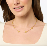 Julie Vos- Malta Canterbury Delicate Station Necklace