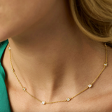 Julie Vos- Jolie Delicate Station Necklace