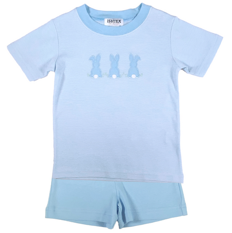 Ishtex-BUNNY BOY'S SHORTS SET