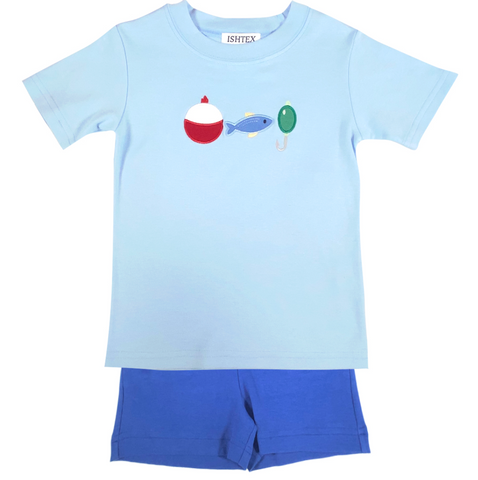 Ishtex- FISHING LURE BOY'S SHORTS SET