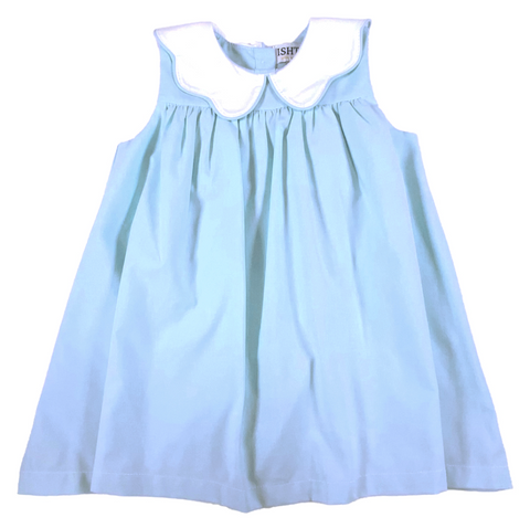 Ishtex- BLUE POPLIN DRESS