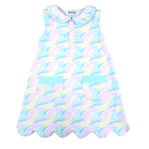 Ishtex-RAINBOW GIRL'S DRESS