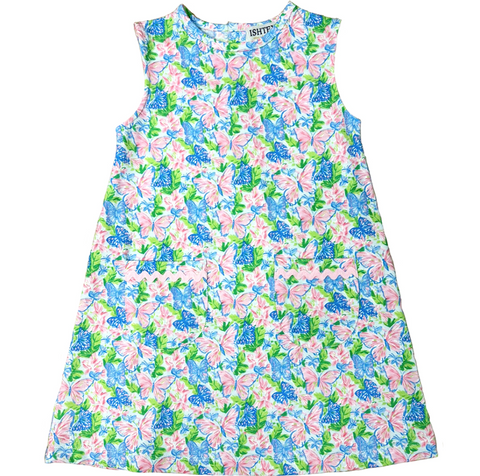 Ishtex- BUTTERFLY GIRL'S DRESS