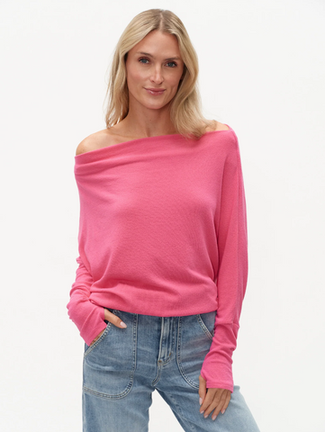 SixFifty-the anywhere top [carnation pink]