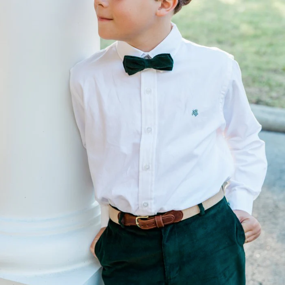 Bailey Boys- Roscoe Button Down - White Oxford