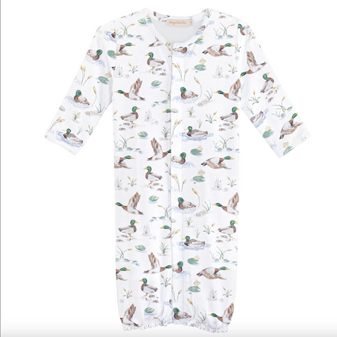 Baby Club Chic- mallard ducks conv. gown
