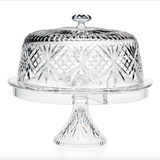 Godinger-Dublin Crystal 4 In 1 Cake Dome
