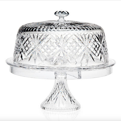 Godinger-Dublin Crystal 4 In 1 Cake Dome