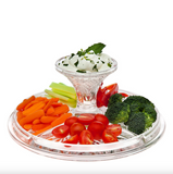 Godinger-Dublin Crystal 4 In 1 Cake Dome