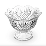 Godinger-Dublin Crystal Scalloped Footed Trifle Bowl