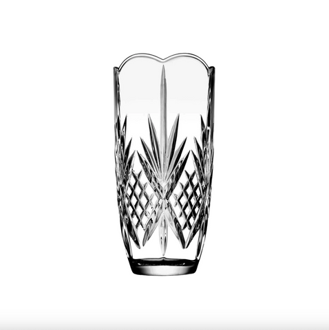 Godinger-Dublin Crystal Scalloped Vase