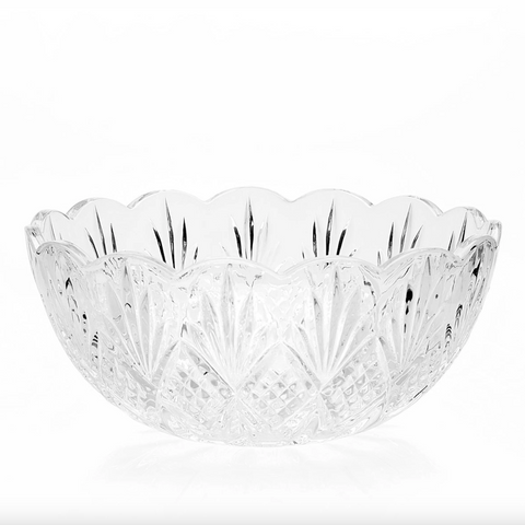 Godinger- Dublin Crystal Scalloped Serving Bowl
