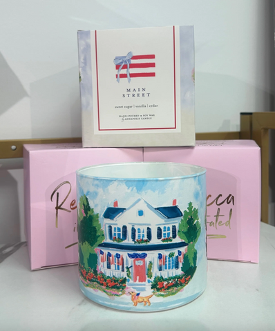 Rebecca Illustrated-Main street candle