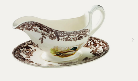 Woodland Sauce Boat & Stand