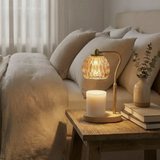 Candle Warmer Lamp - Gold Crystal