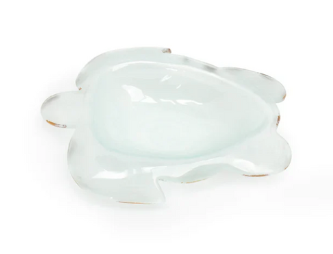 Annieglass Turtle Bowl Frosted/Gold