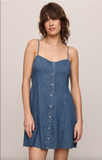 Z Supply- Angel Eyes Denim Mini Dress
