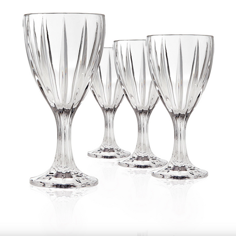 Godinger-Parallels Goblet, Set of 4