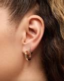 Ana Luisa- Gold Hoop Earrings - Giulia Medium