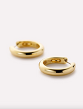 Ana Luisa- Gold Hoop Earrings - Giulia Medium