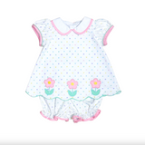 Zuccuni Kids-Flowers Bloomer Set