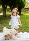 Zuccuni Kids-Flowers Bloomer Set