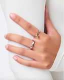 Ana Luisa-Heart Ring - Leia Two Tone