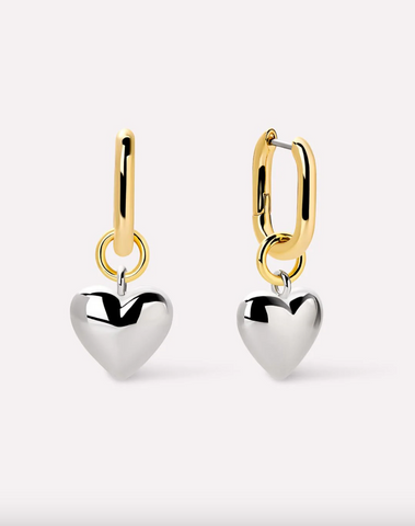Ana Luisa-Heart Earrings - Wesley