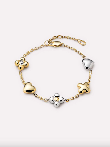 Ana Luisa-Gold Charm Bracelet - Azura Bracelet