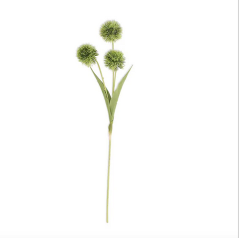 K&K-26 Inch Green Ball Flower Stem