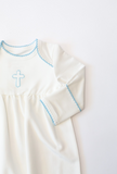 Goosies- Blue Cross Gown