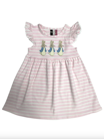 Banana Splits-Peter Rabbit Applique A/S Dress